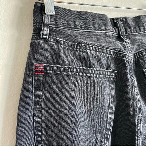 BDG Urban Outfitter Jeans Women’s 27 Black High Rise Baggy Skater Ripped Grunge - Picture 12 of 16